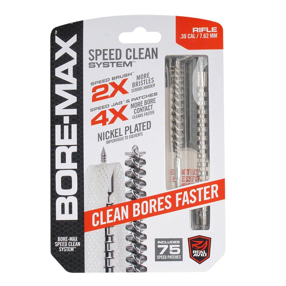 Набор для быстрой чистки стволов Real Avid Brush Bore Max калибра 30/308/7,62 мм (AVBMSET30)