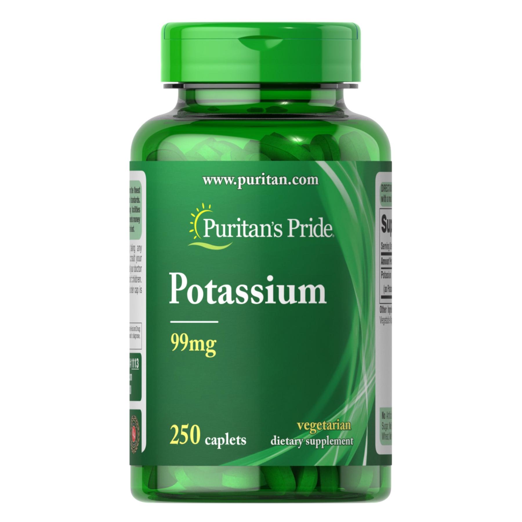 Натуральная добавка Potassium 99mg 250 caps (2022-09-0207)