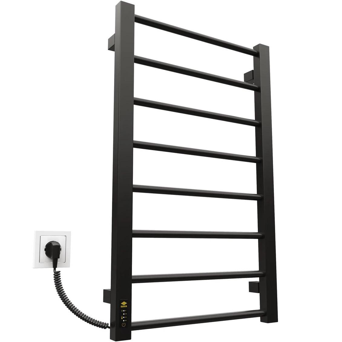 Рушникосушарка електрична KOSSER Лофт EL з таймером 800х500 мм Чорний