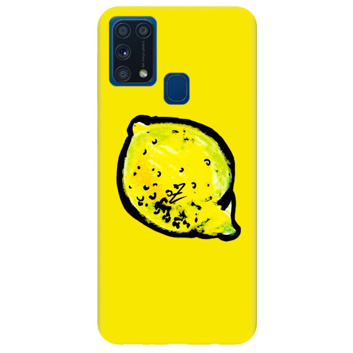 Силіконовий чохол Zorrov для Samsung Galaxy M31 - lemon (14190040187099378)