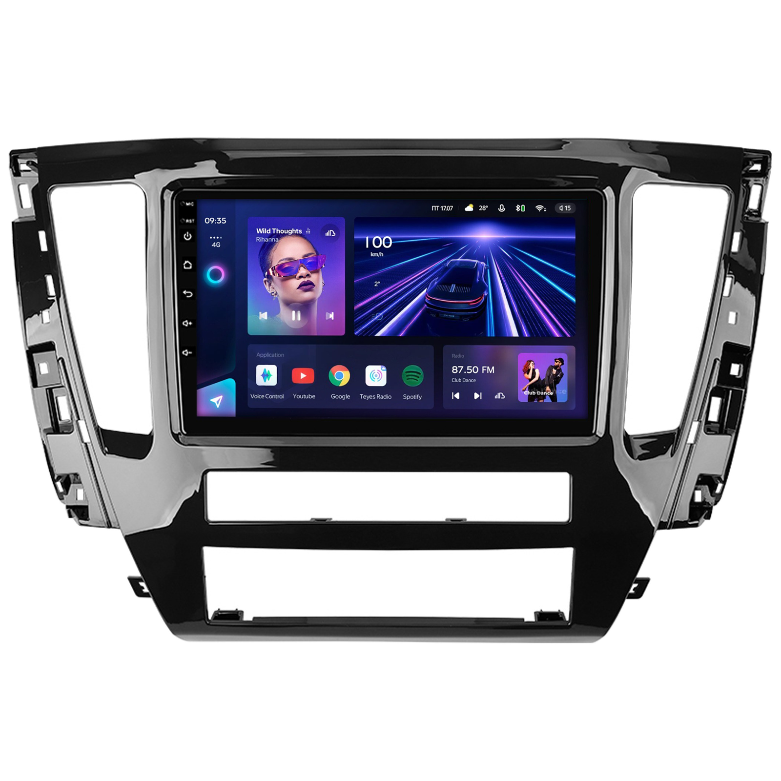 Автомагнитола для Mitsubishi Pajero Sport 2020-2021 4/64 Гб/8 ядер/XYAuto/4G/DSP/CarPlay/Android (М-МПн2-9-М4)
