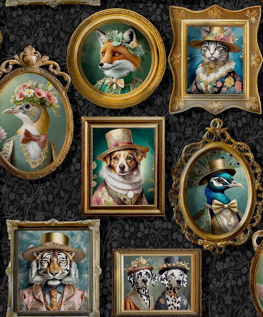 Обои Holden Decor Imaginarium 3 бумажные 0,53х10,05 м (13790)