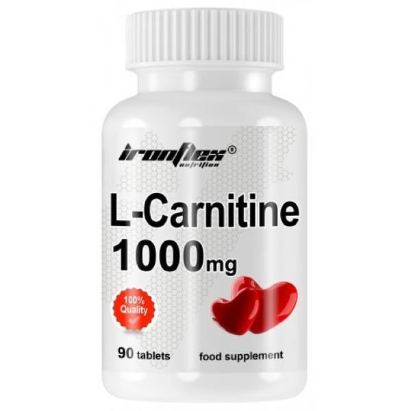 Жиросжигатель для спорта IronFlex L-Carnitine 1000 90 табл. (000023419)