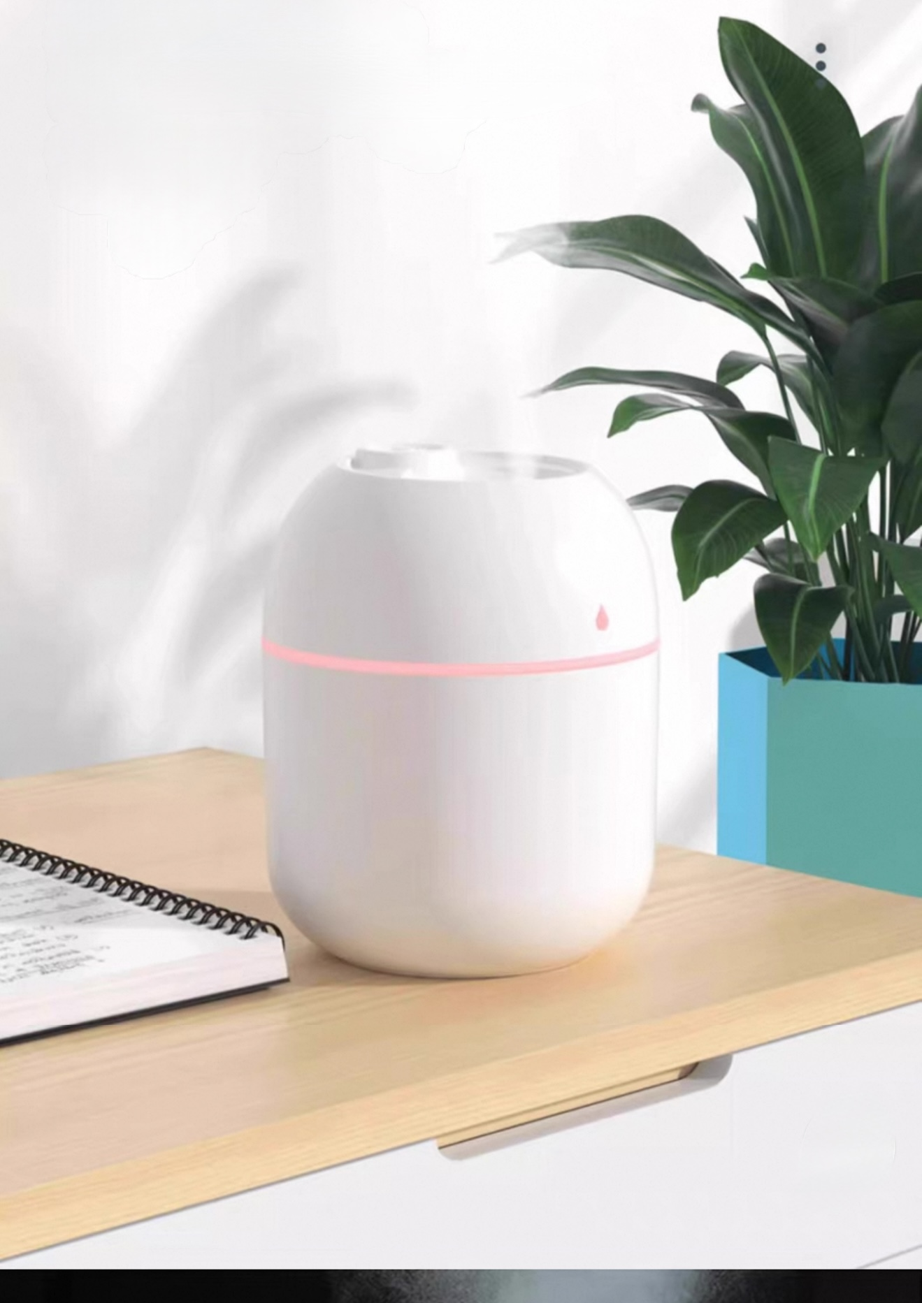 Зволожувач повітря Humidifier ультразвуковий 220 мл Білий (1402001) - фото 5 Зволожувач повітря Humidifier ультразвуковий 220 мл Білий (1402001) - фото 5