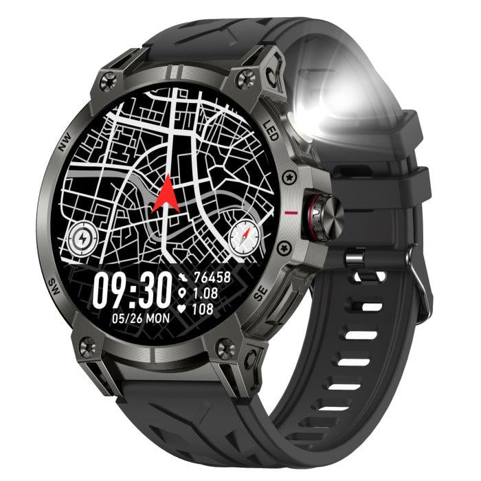 Смарт-часы UWatch Smart Stalker Max Black с компасом (1934)
