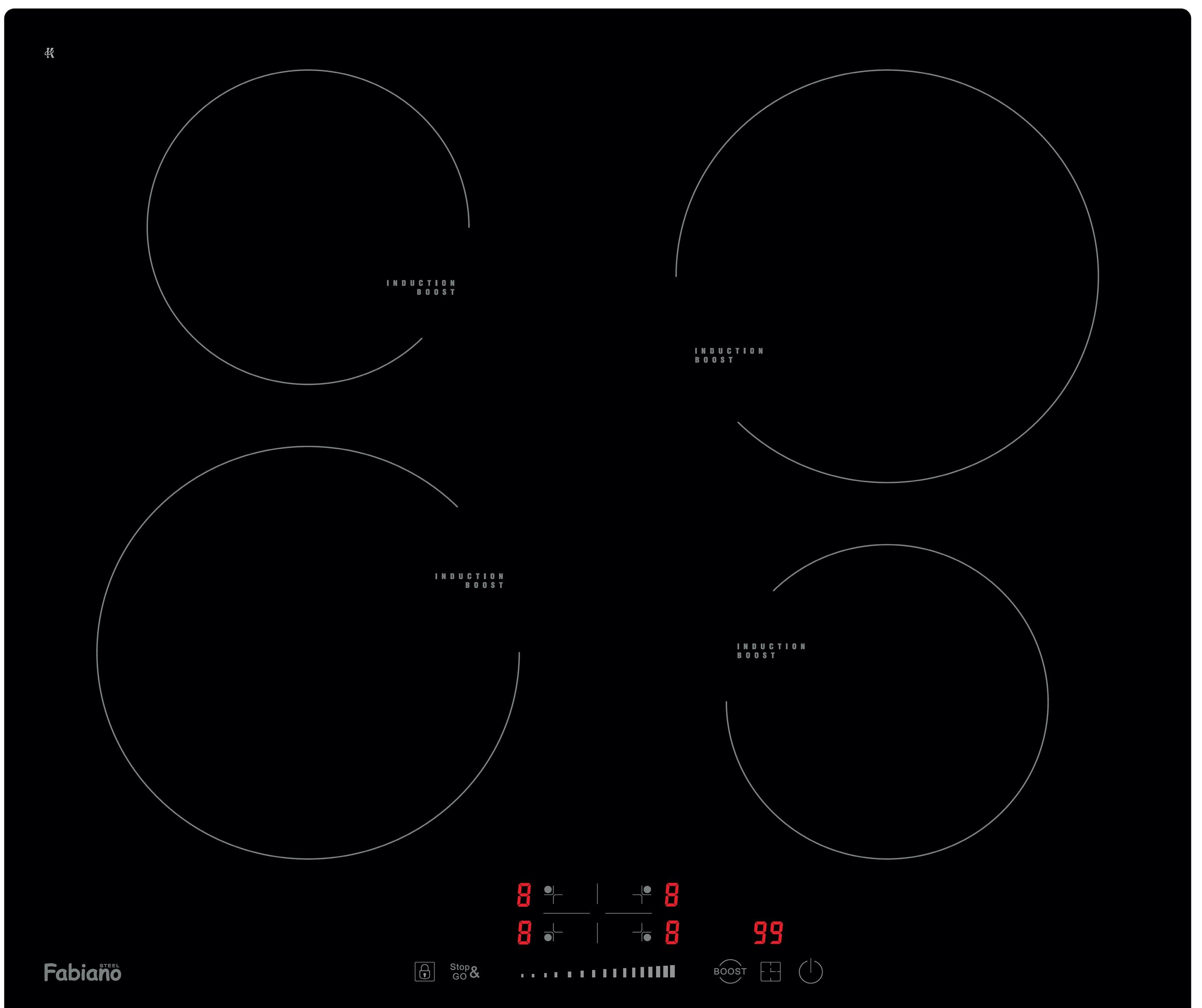 Індукційна панель Fabiano SIH 643 Black