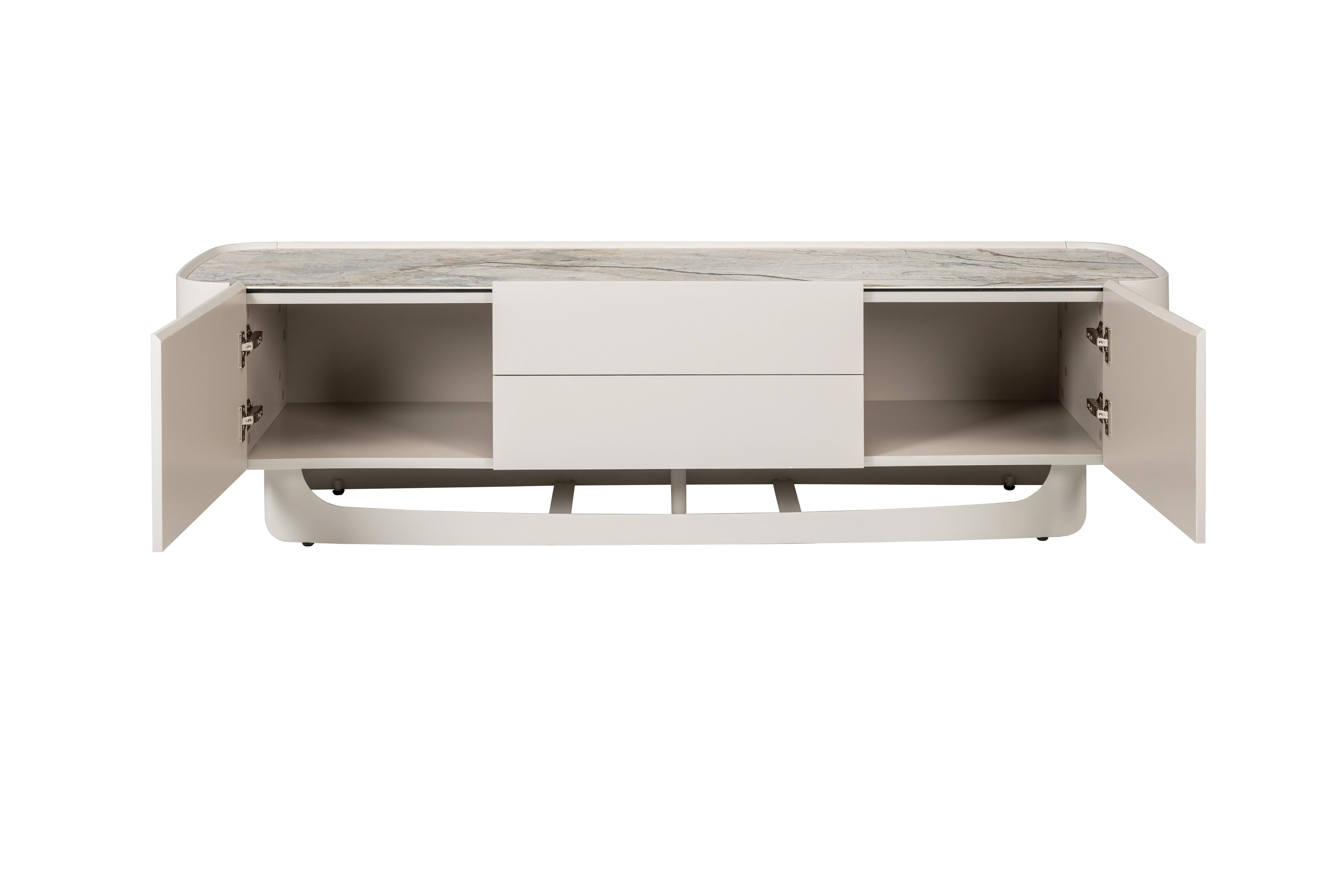 Тумба-ТВ Арно 1800х440х480 мм Сильвер ривер/Айвори (30941501) - фото 3 Тумба-ТВ Арно 1800х440х480 мм Сильвер ривер/Айвори (30941501) - фото 3