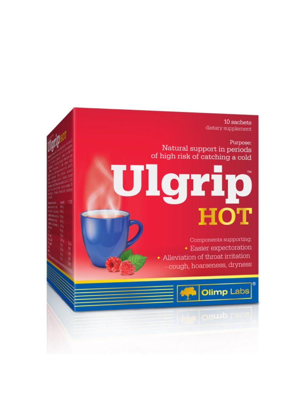 Витамины Olimp Ulgrip HOT малина 10 саше