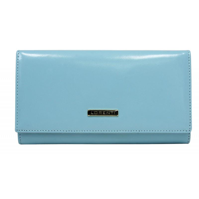 Кошелек женский кожаный LORENTI 76114-NIC Голубой