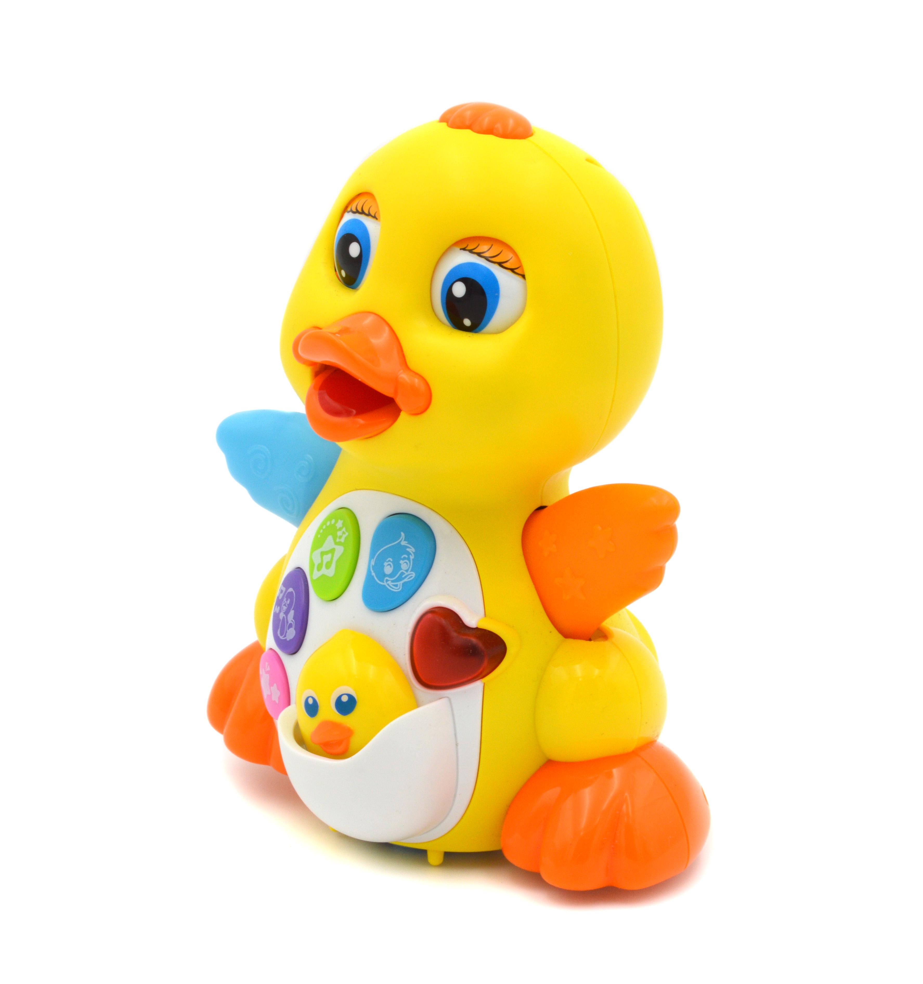 Іграшка музична Танцююче каченя 808 зі світловими та звуковими ефектами - фото 2 Іграшка музична Танцююче каченя 808 зі світловими та звуковими ефектами - фото 2