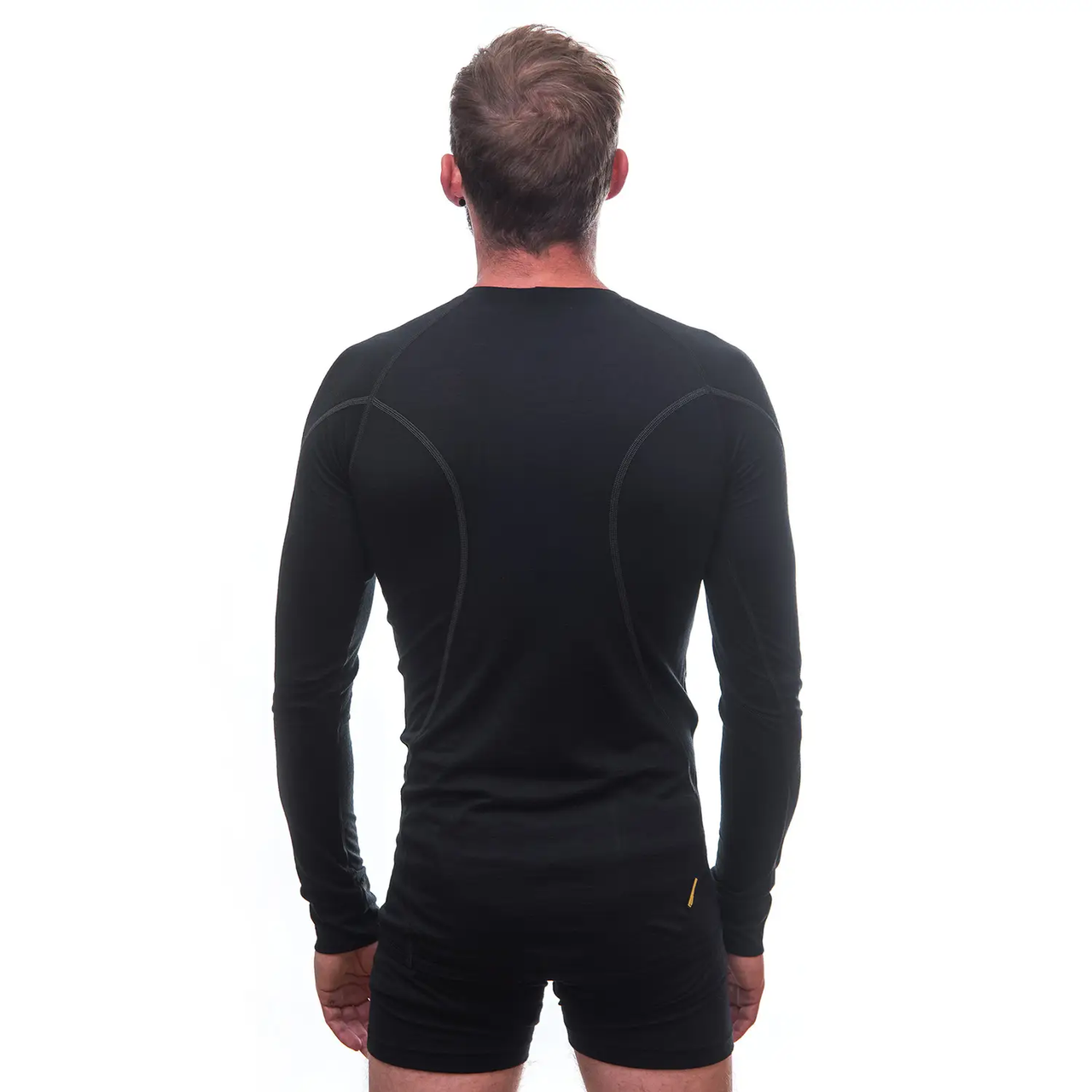 Термофутболка мужская Sensor Merino Active LS Black (SM11MA-black-S) - фото 4