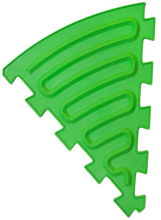 Развивающий коврик массажный Пазлы Треугольник Змейка 1 элемент 19x23 см (OR00001489)