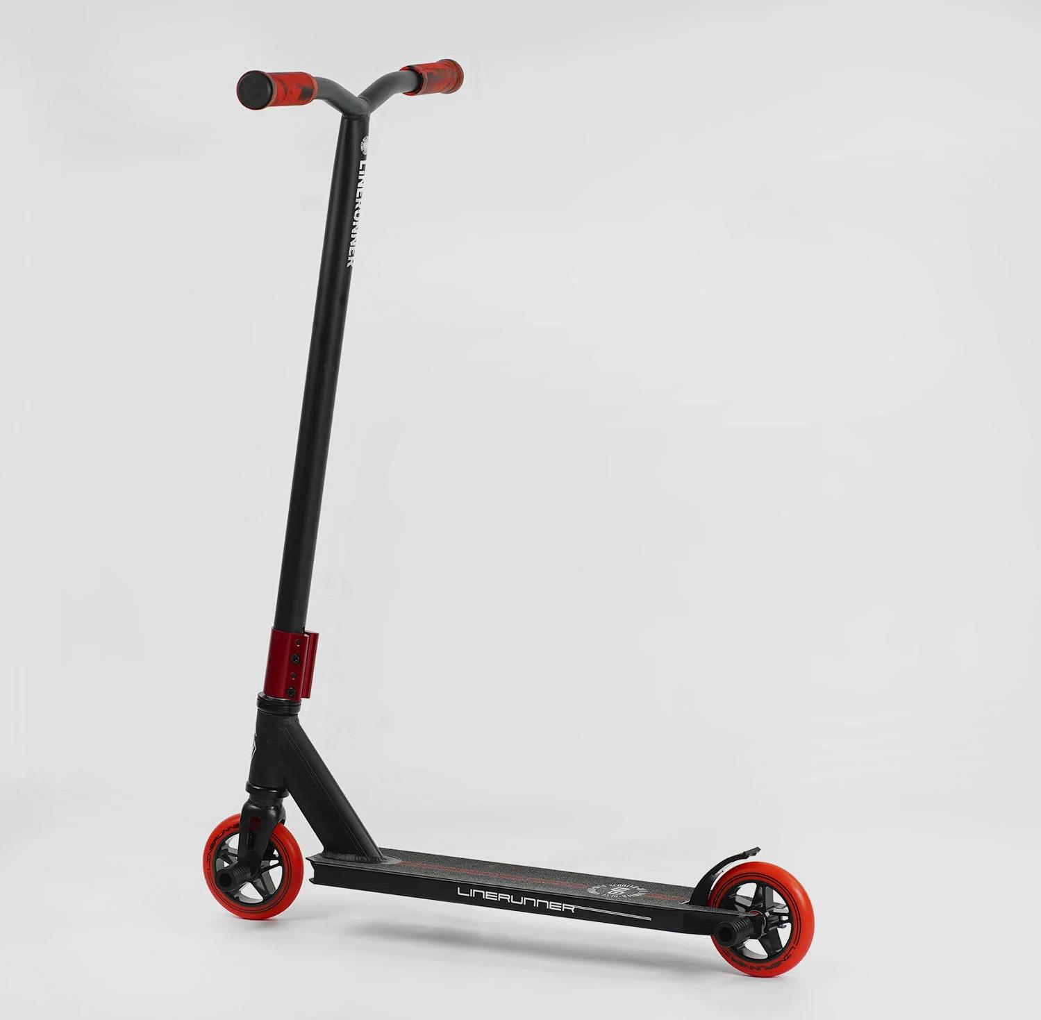 Самокат трюковий Best Scooter LineRunner Black/Red (129760) - фото 3