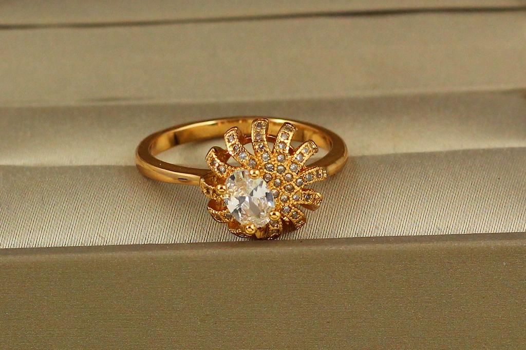 Кольцо Xuping Jewelry Япония р. 20 Золотистый (27524014)