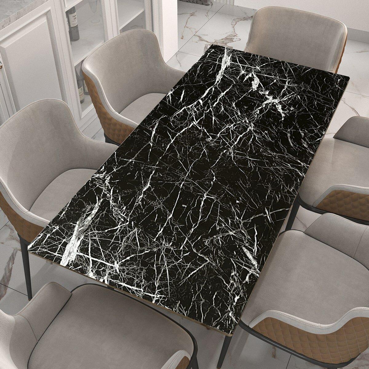 Пленка самоклеящаяся SW-00001269 0,45х10 м х0,07 мм Черный мрамор (SW-00001276) - фото 5