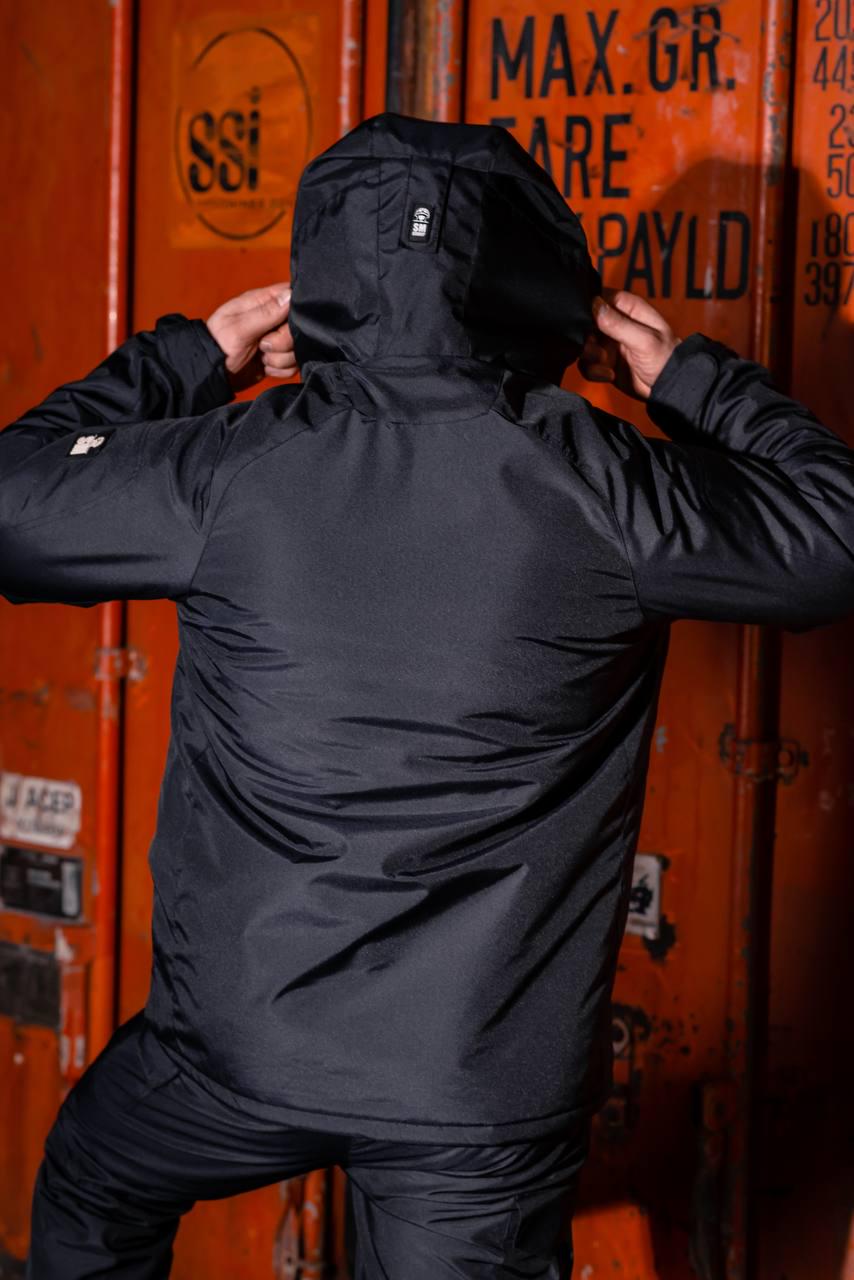 Куртка демісезонна SM «Воронове крило» S рип-стоп Чорний (9666916) - фото 3