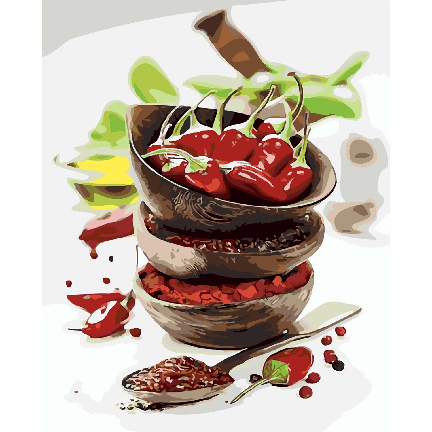 Картина по номерам Strateg Острый чили 40х50 см (SY6265)