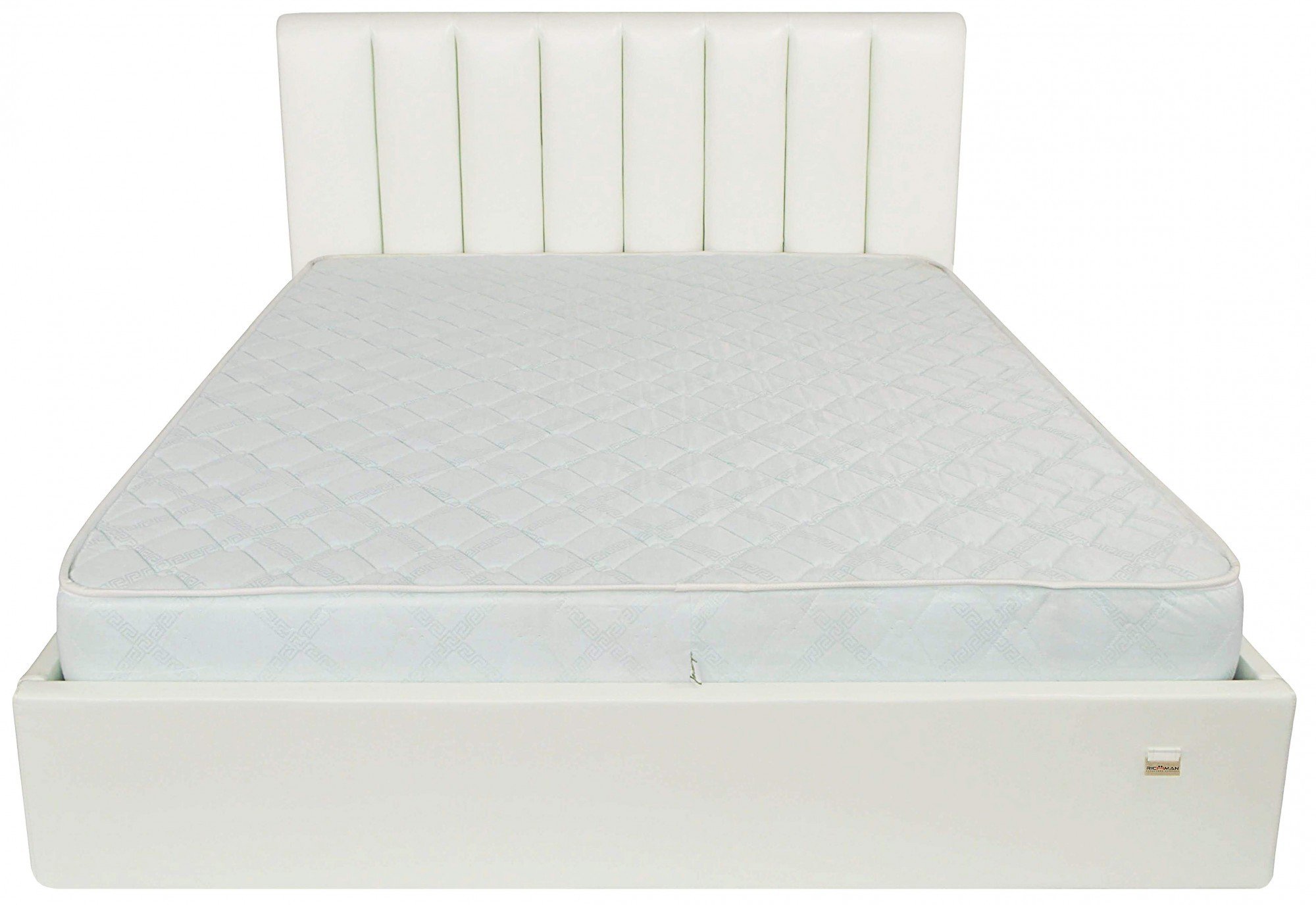 Кровать с подъемным механизмом Sanam Comfort Лаки White 120х200 см Белый - фото 2