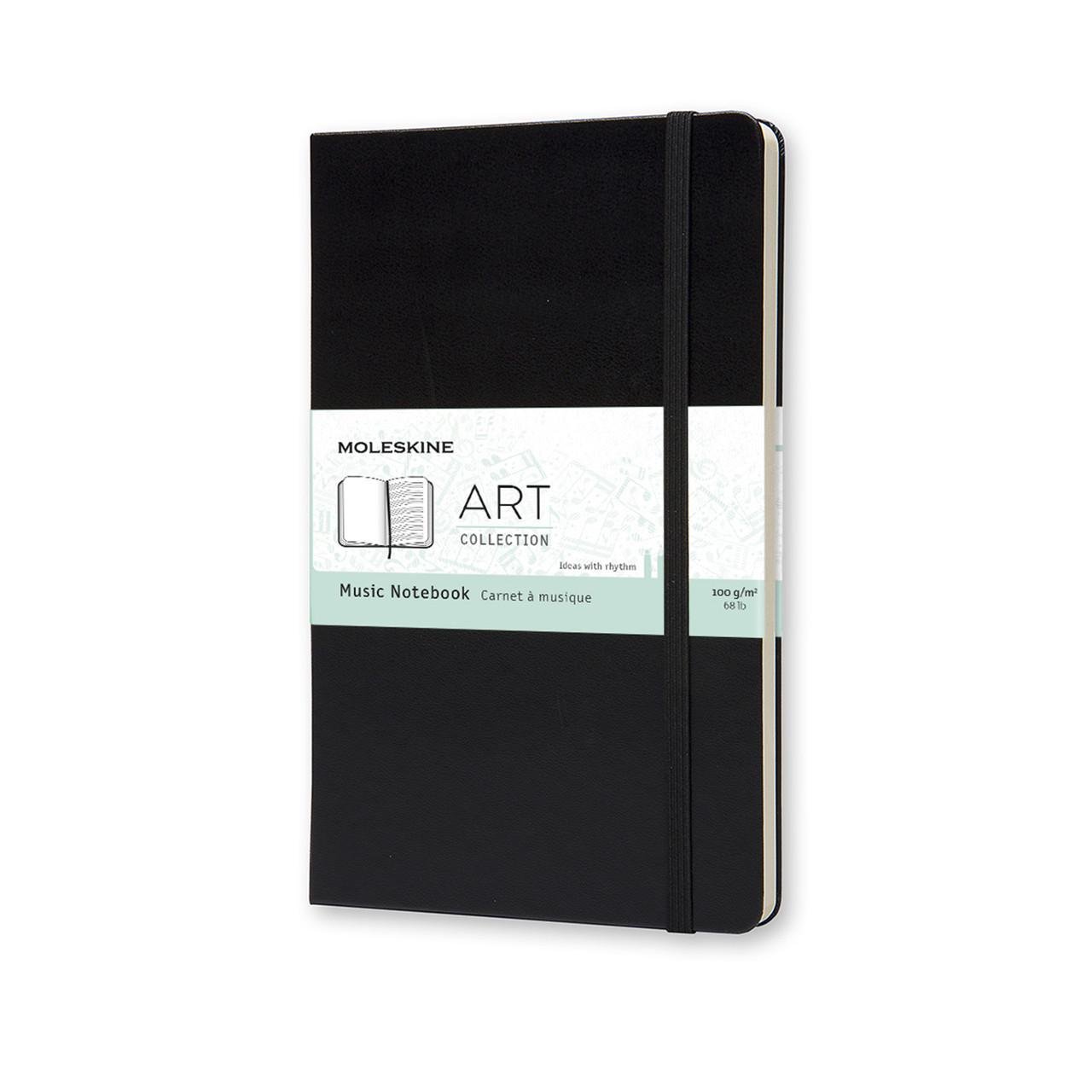 Блокнот Moleskine Art средний 13х21 см для нот черный (9788862933100)