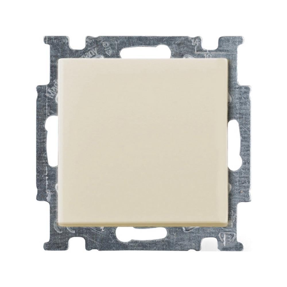 Выключатель ABB Basic 55 одноклавишный проходной Кремовый (2CKA001012A2149)