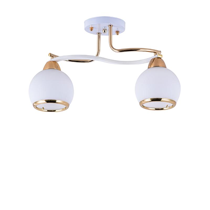 Люстра стельова Light House SRS-16213/2 на дві лампи Білий/Золото