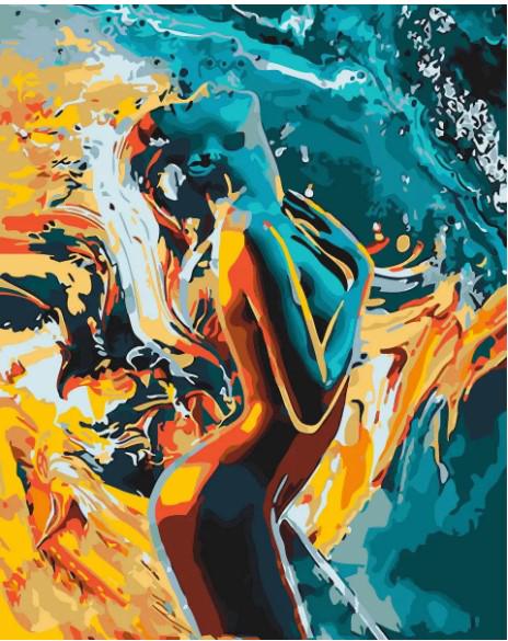Картина по номерам Rainbow Art Две стихии GX30584 40х50 см