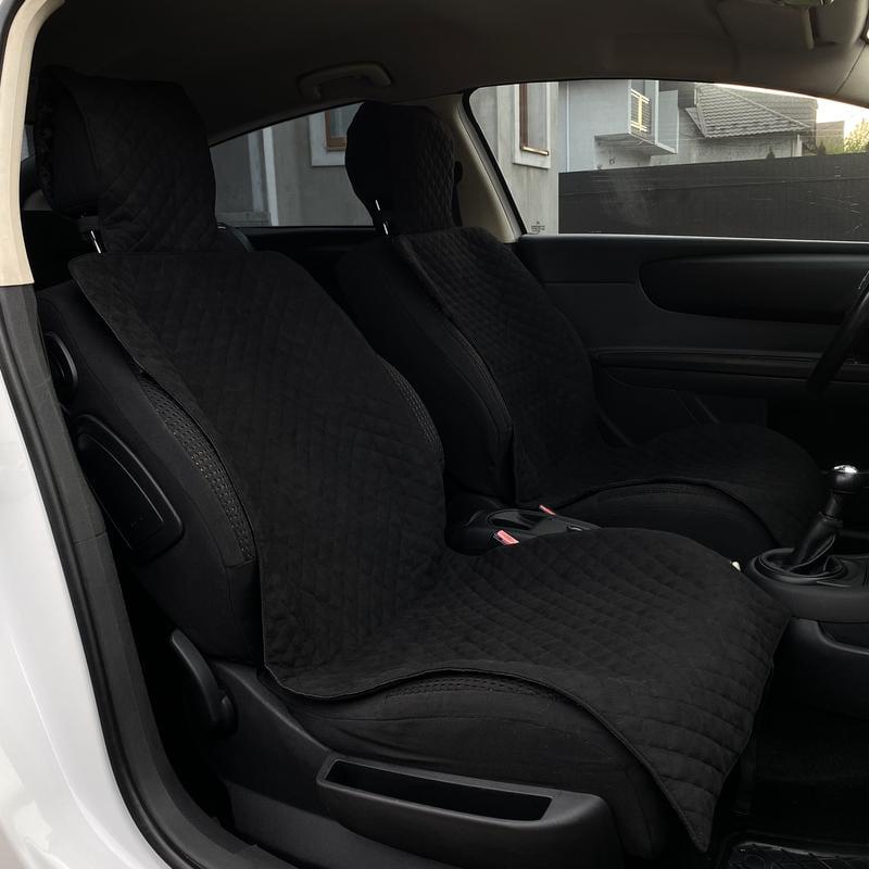 Накидки на сиденье автомобиля с подголовником эко-замша 2 шт. (764) - фото 2 Накидки на сиденье автомобиля с подголовником эко-замша 2 шт. (764) - фото 2