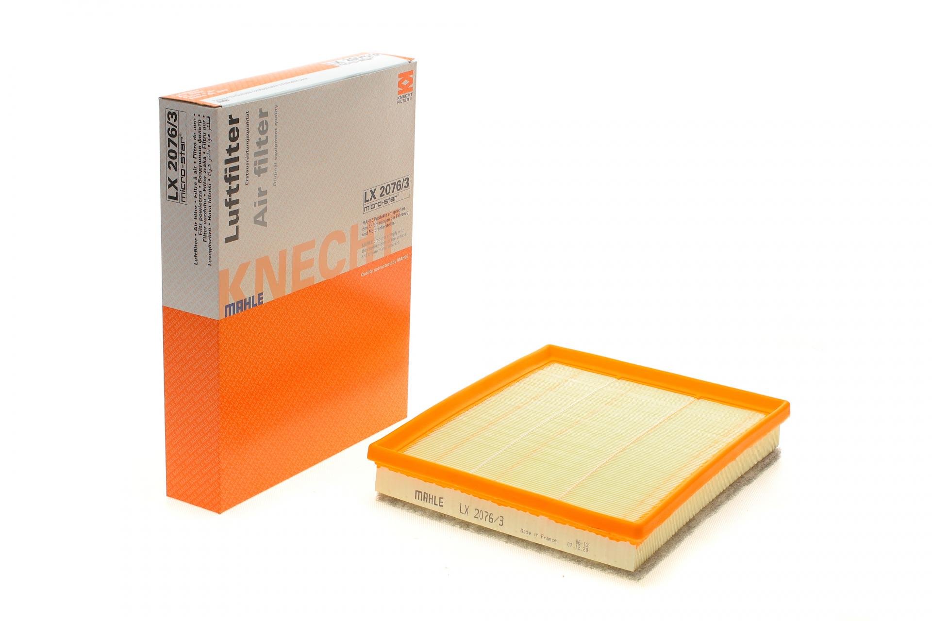 Фильтр воздушный KNECHT для BMW 2 F23/F22/F87/3 F30/F80/F34/F31 3,0i 12- (LX 2076/3)