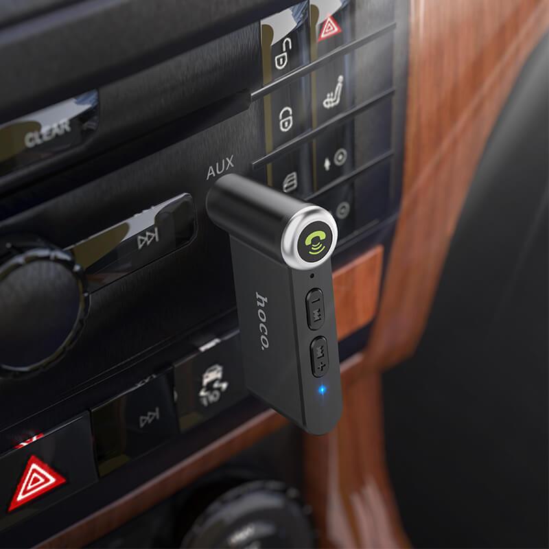 FM-трансмітер Hoco E58 AUX/Bluetooth Чорний (14103035) - фото 4 FM-трансмітер Hoco E58 AUX/Bluetooth Чорний (14103035) - фото 4
