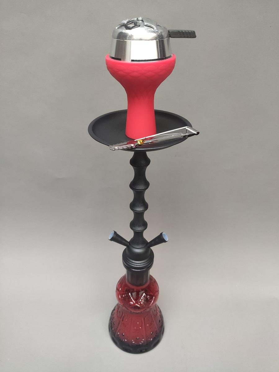 Кальян Hookah Sauda Plus на 2 персоны 57 см Red (K_0156-2RedPL) - фото 4