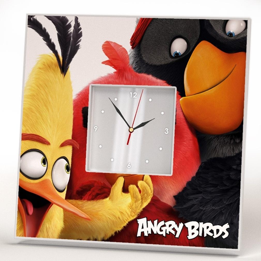 Годинник Герої мультфільму "Angry Birds" 260x260 мм (C00773)