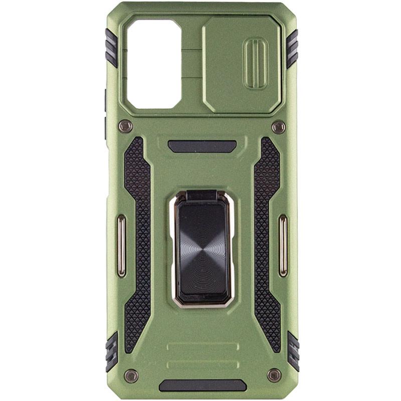 Протиударний чохол Camshield Army Ring для Xiaomi Poco F5 / Note 12 Turbo Army Green - фото 3