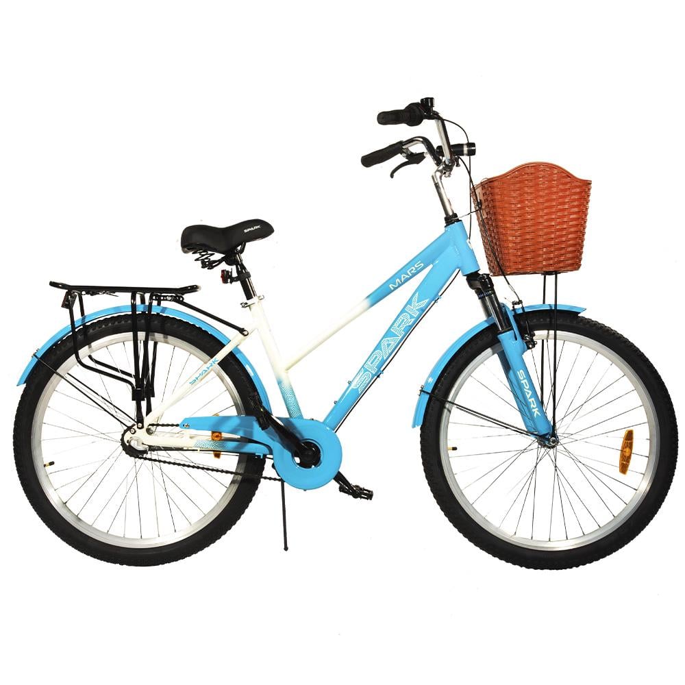 Велосипед SPARK PLANET 3 MARS 26"/17" Vbr планетарная втулка алюминий Белый/Голубой (8585053830928) Велосипед SPARK PLANET 3 MARS 26"/17" Vbr планетарная втулка алюминий Белый/Голубой (8585053830928)