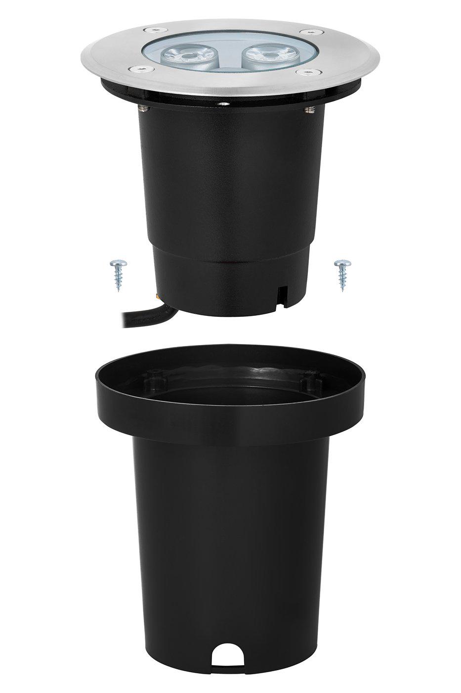 Садово-парковый светильник GROUND 016 LED 3W 5000К 230V IP67 Хром матовый (27040297) - фото 2 Садово-парковый светильник GROUND 016 LED 3W 5000К 230V IP67 Хром матовый (27040297) - фото 2