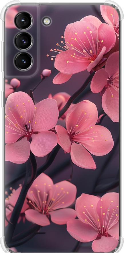 Чехол на Samsung Galaxy S21 Plus Пурпурная сакура (6075sp-2115-42517) Чехол на Samsung Galaxy S21 Plus Пурпурная сакура (6075sp-2115-42517)