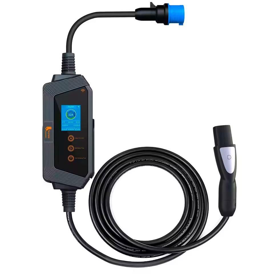 Зарядка для электромобилей Feyree 7 кВт 32A NACS Hero EV-H8 APP Wi-Fi (FY7-32-1PH-TS-H8)