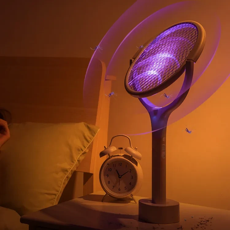 Мухобійка електрична з Led підсвіткою та поворотним механізмом (1950956382) - фото 3 Мухобійка електрична з Led підсвіткою та поворотним механізмом (1950956382) - фото 3