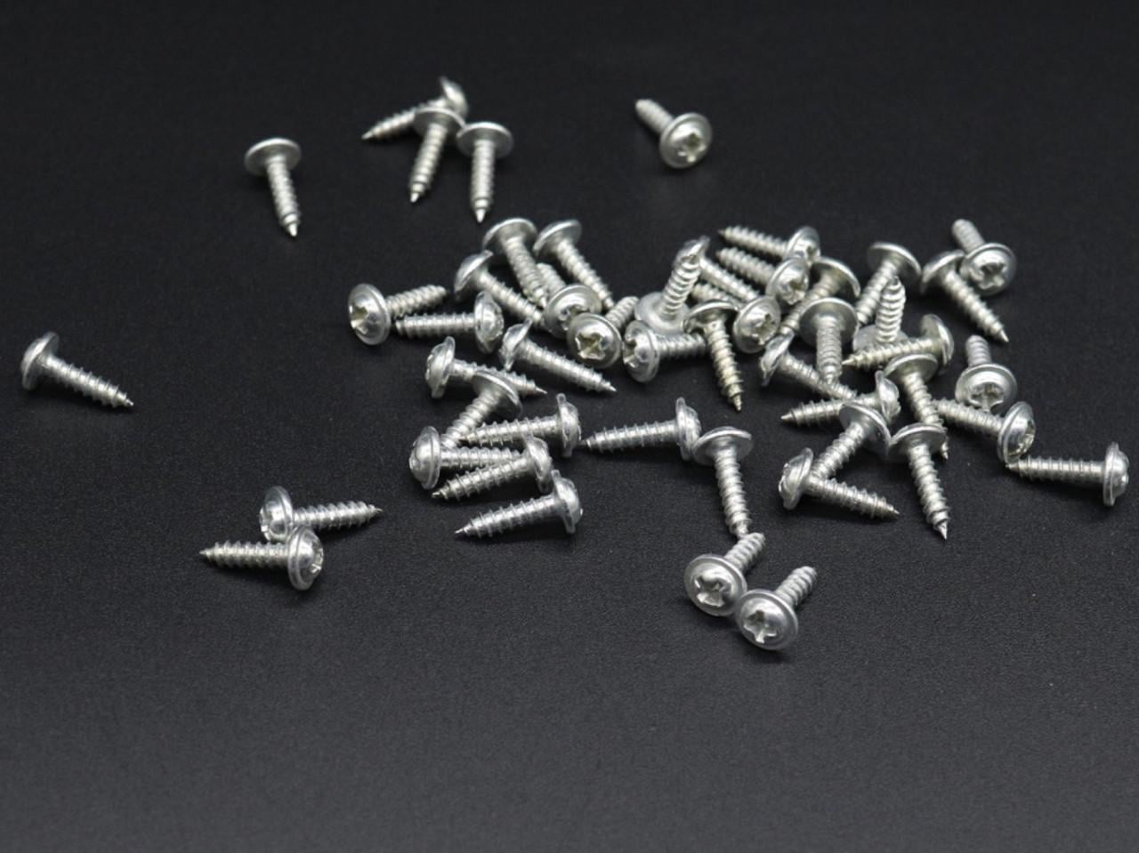 Саморез для крепежа декоративный 3х12 мм уп. 100 г Серебряный (70566317)