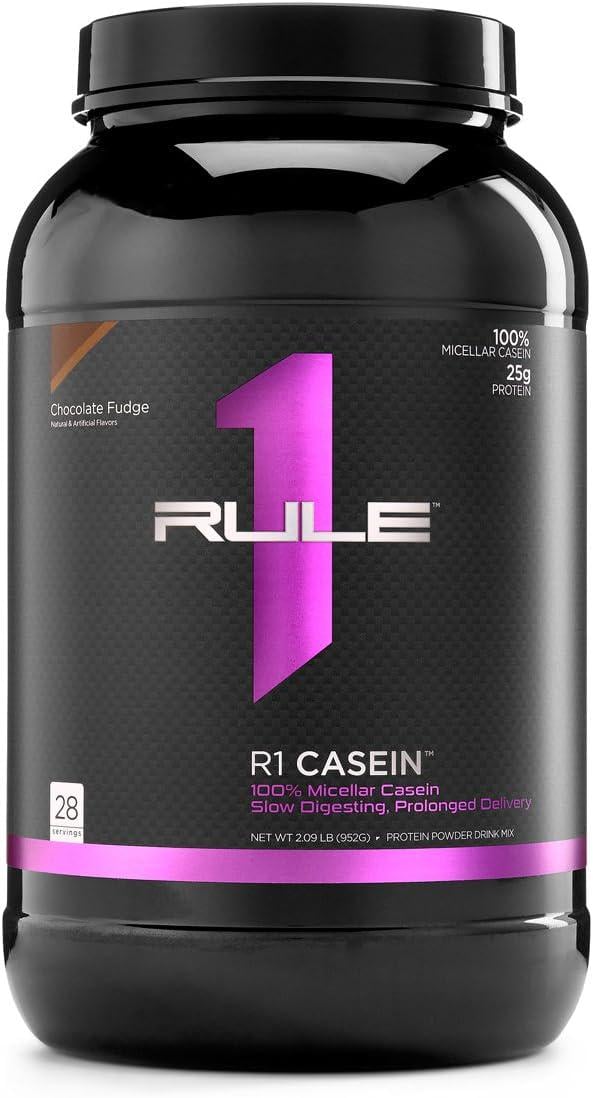 Протеїн Rule 1 Casein Chocolate Fudge 908 г