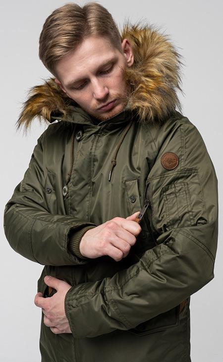 Куртка аляска Top Gun N-3B Parka 3XL Olive (TGN-3BO3XL) - фото 5