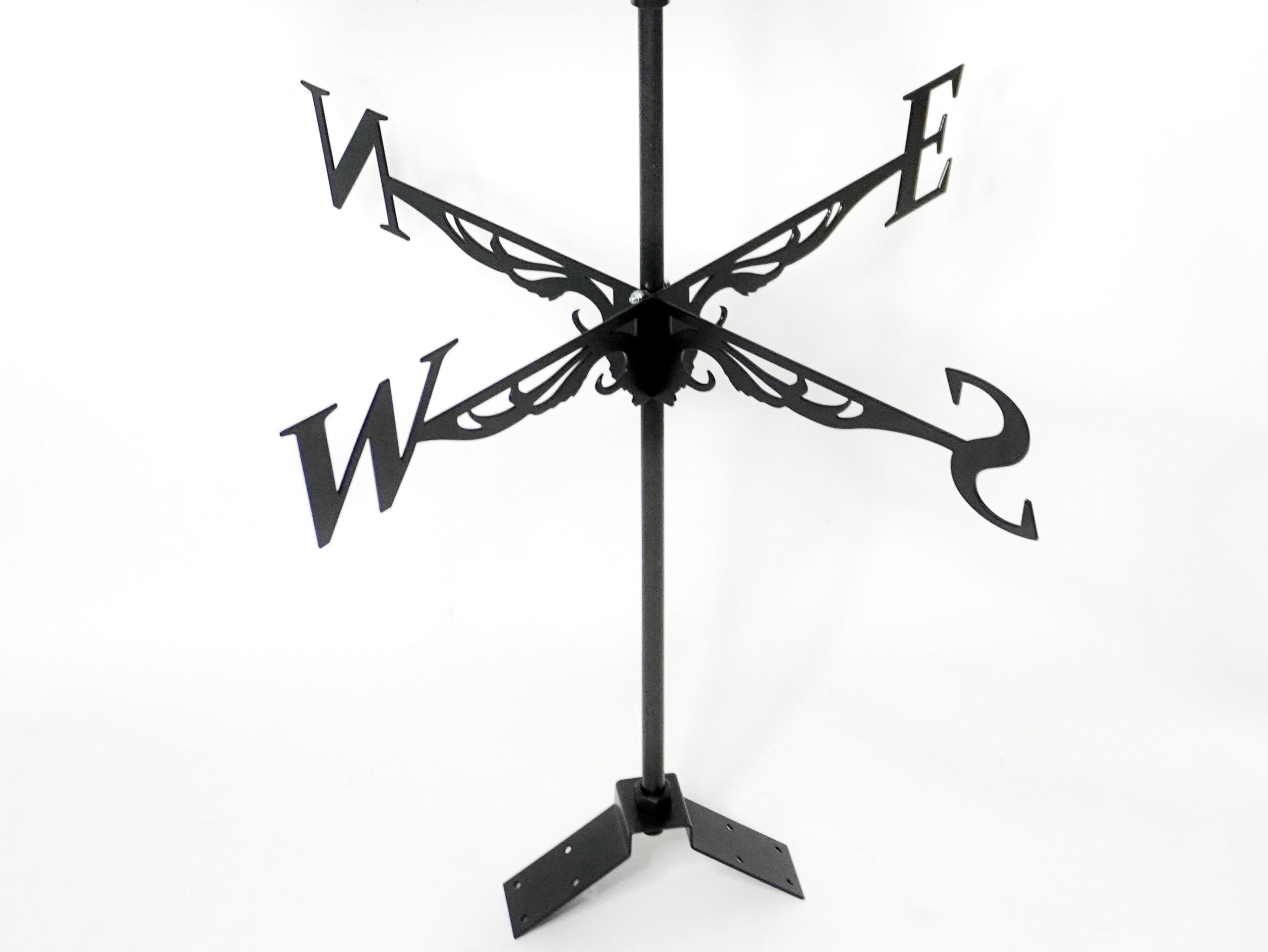 Флюгер на дах металевий Олень в лісі Чорний - фото 6