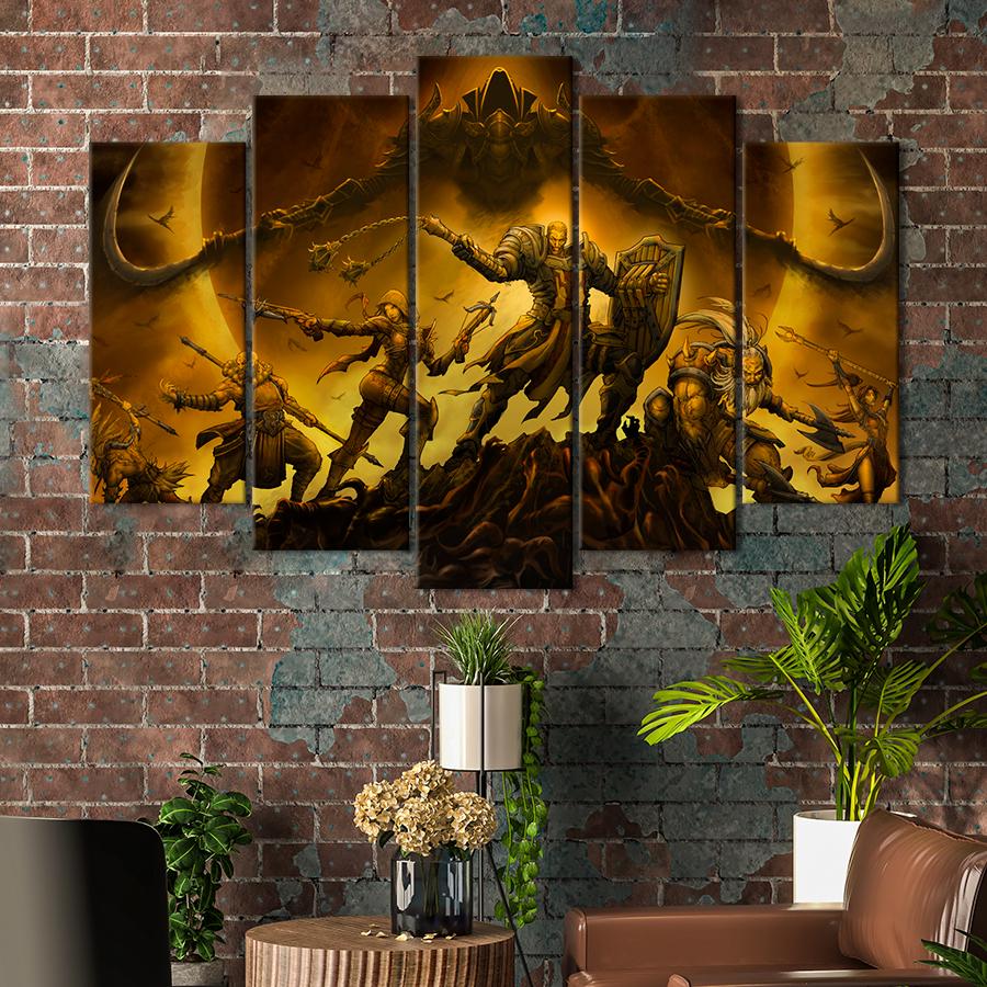 Настенний декор Постер игры Diablo III 187x119 см (A152-5)