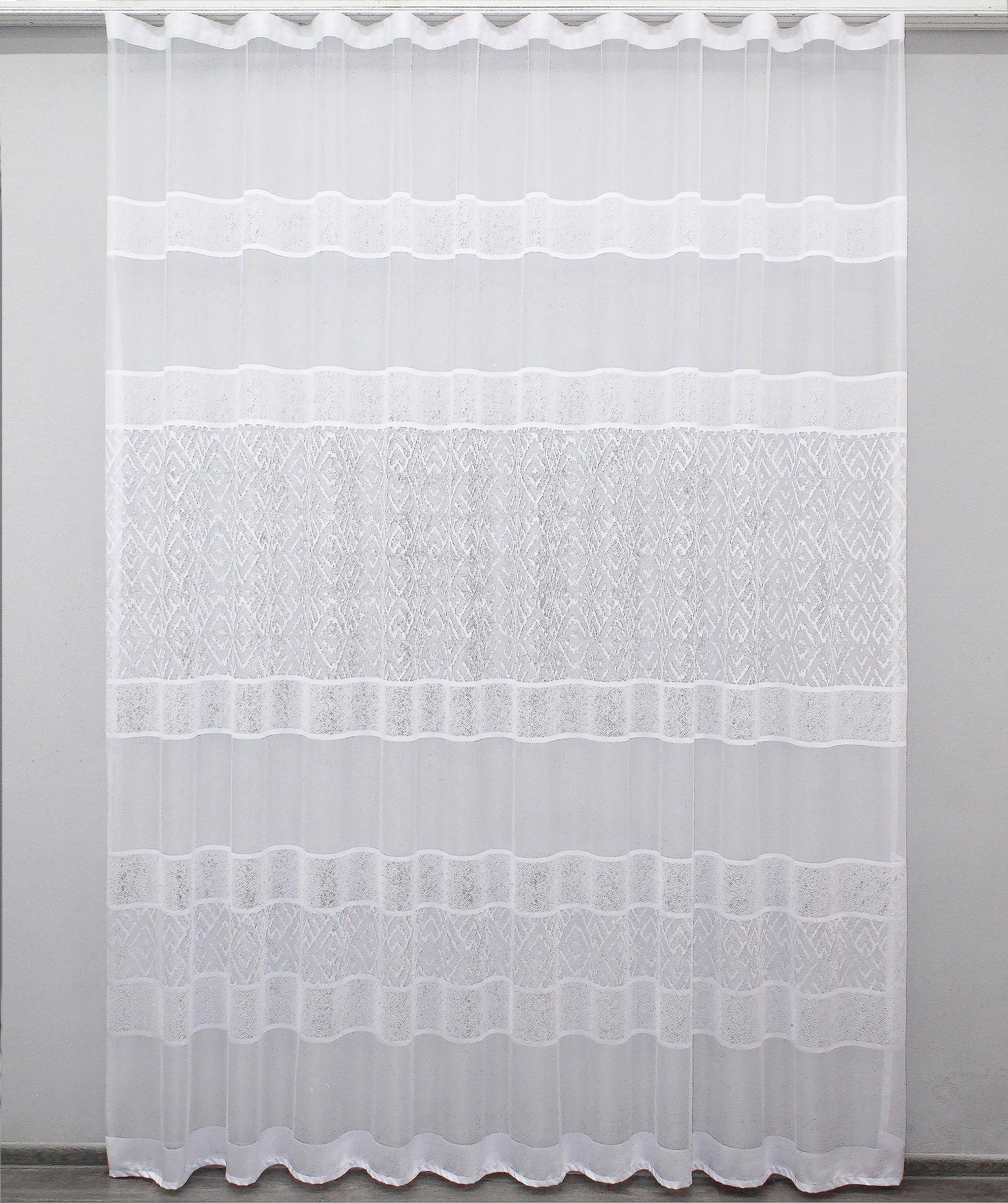 Тюль VR-Textil 1289т жаккард 300х270 см Белый (40-671) Тюль VR-Textil 1289т жаккард 300х270 см Белый (40-671)