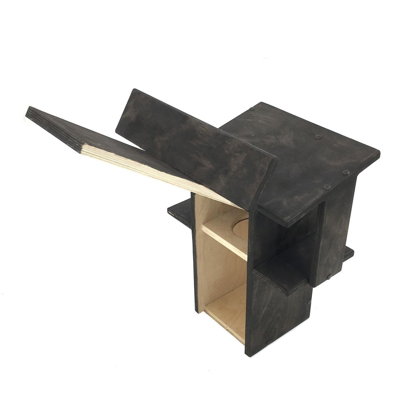 Домик для белок из дерева Кола Венге (ДДБ-000912) - фото 6 Домик для белок из дерева Кола Венге (ДДБ-000912) - фото 6