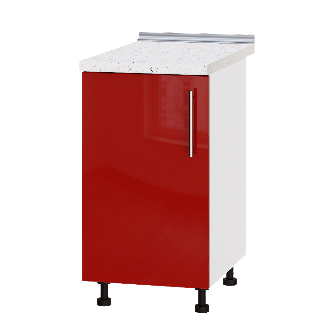 Шкаф нижний Эверест Модерн модуль Низ Н83-450 45х47х85 см Красный глянец/Белый (02908)