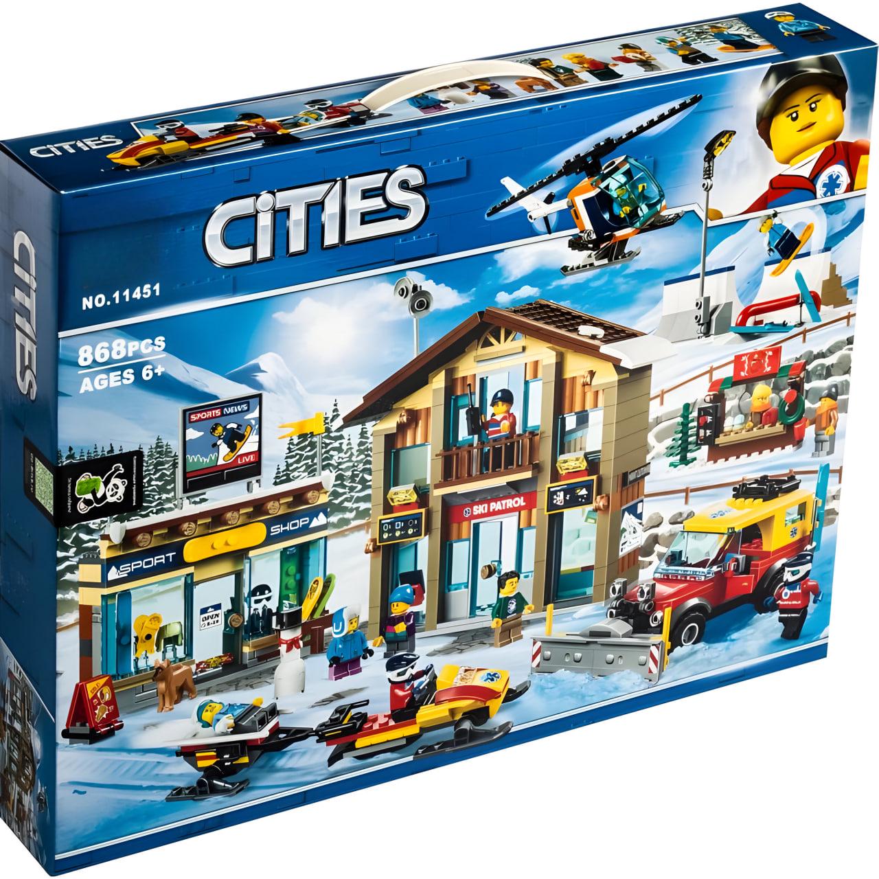Конструктор Cities Горнолыжный курорт 868 деталей (BLE11451) - фото 7 Конструктор Cities Горнолыжный курорт 868 деталей (BLE11451) - фото 7