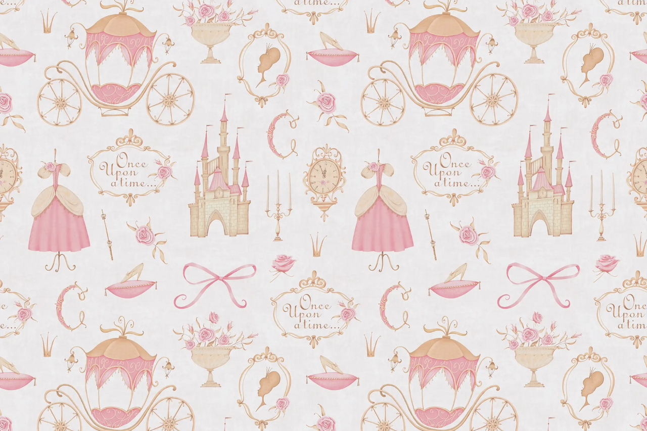 Обои флизелиновые AS Creation Mia & Paul 78695-1 Декор винил горячего тиснения 0,53х10,05 м Розовый