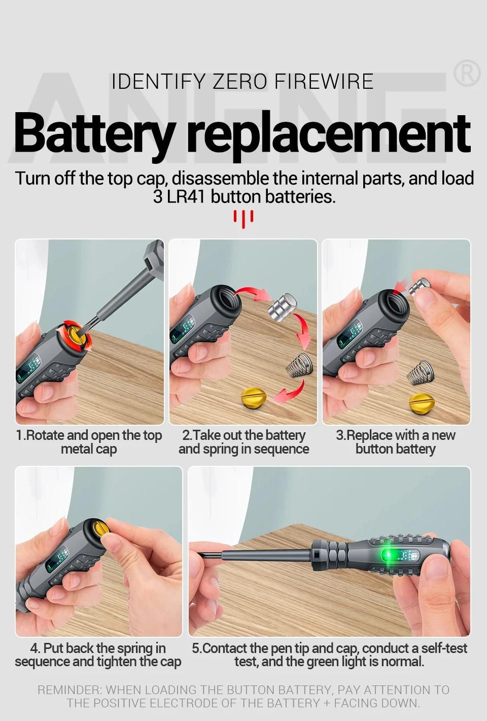 Тестер напруги багатофункціональний 70-600V (1005008060041088) - фото 8