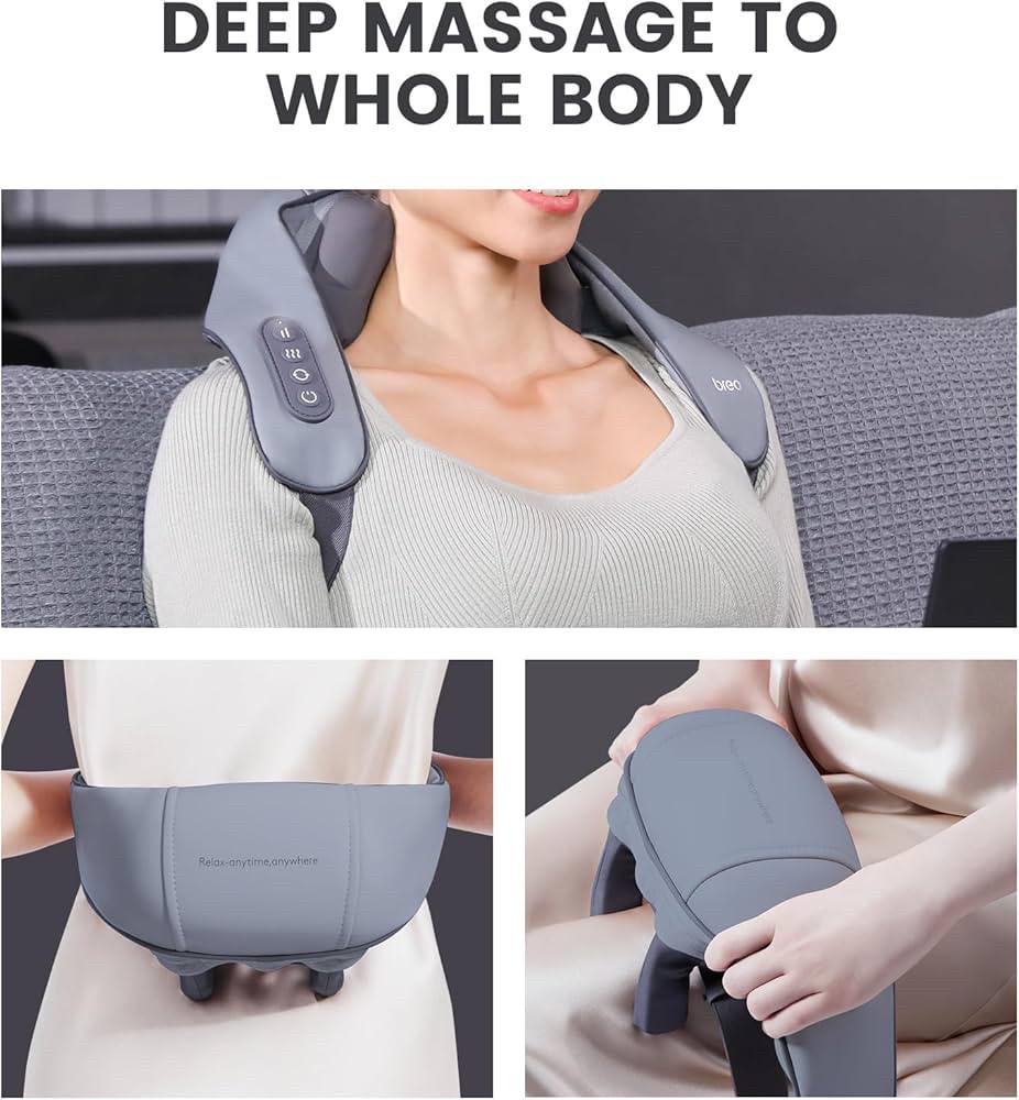 Массажер для шеи и плеч Breo N5 Mini с подогревом беспроводной шиацу - фото 6 Массажер для шеи и плеч Breo N5 Mini с подогревом беспроводной шиацу - фото 6