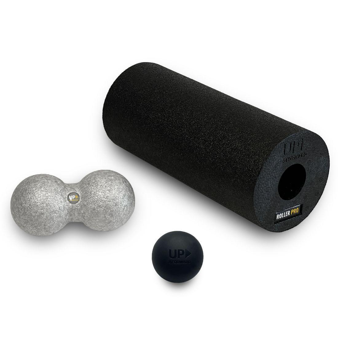Ролик массажный/мяч двойной/массажный мяч UP & FORWARD PRO Black Ролик массажный/мяч двойной/массажный мяч UP & FORWARD PRO Black